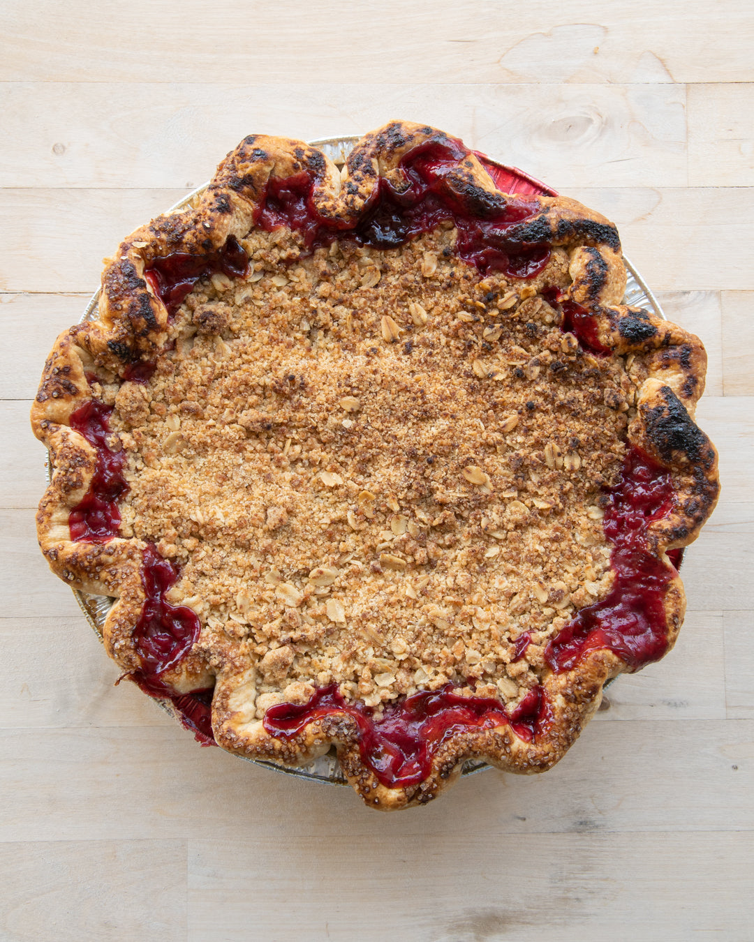 Cherry Crumble Pie