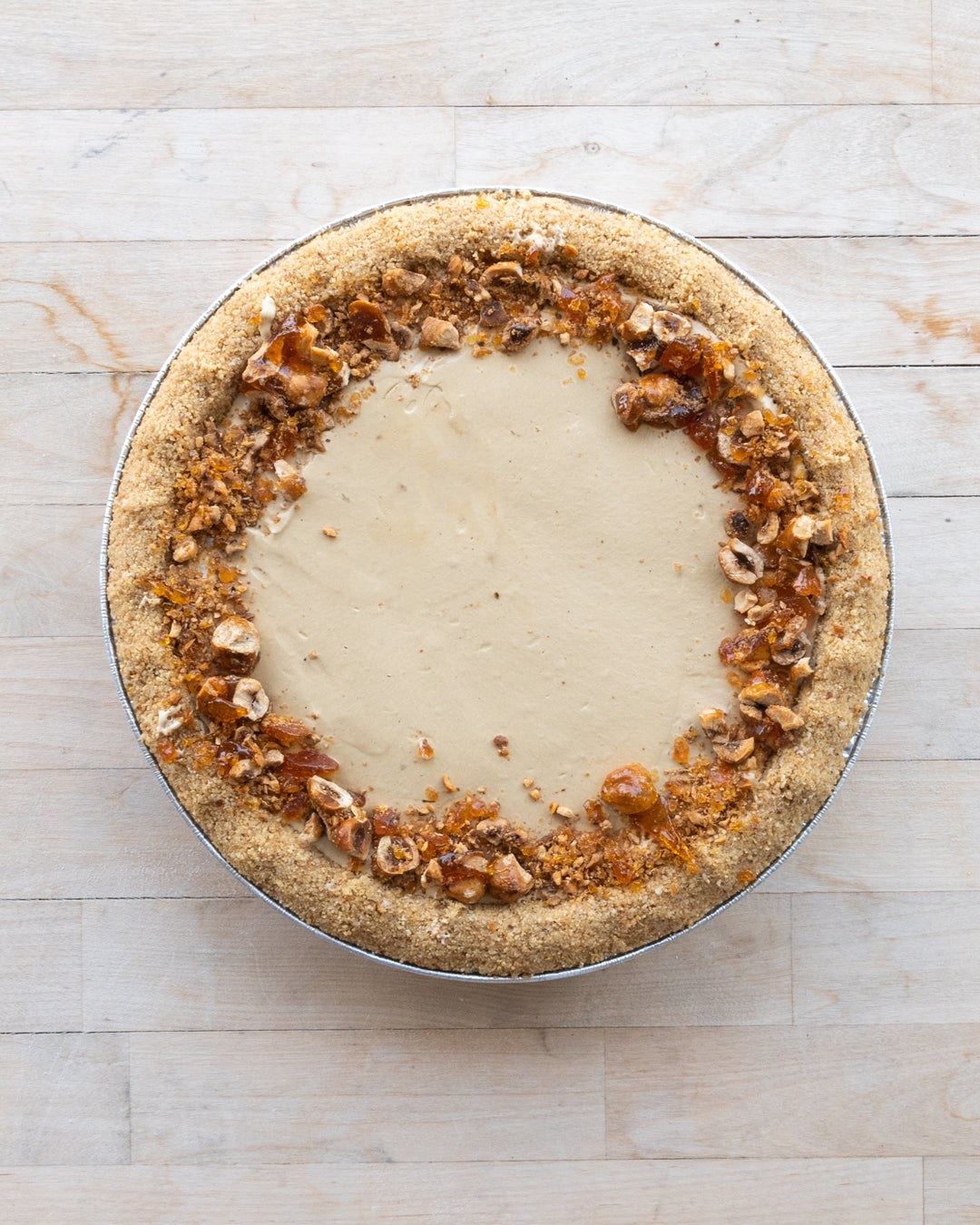 Coffee Hazelnut Icebox Pie