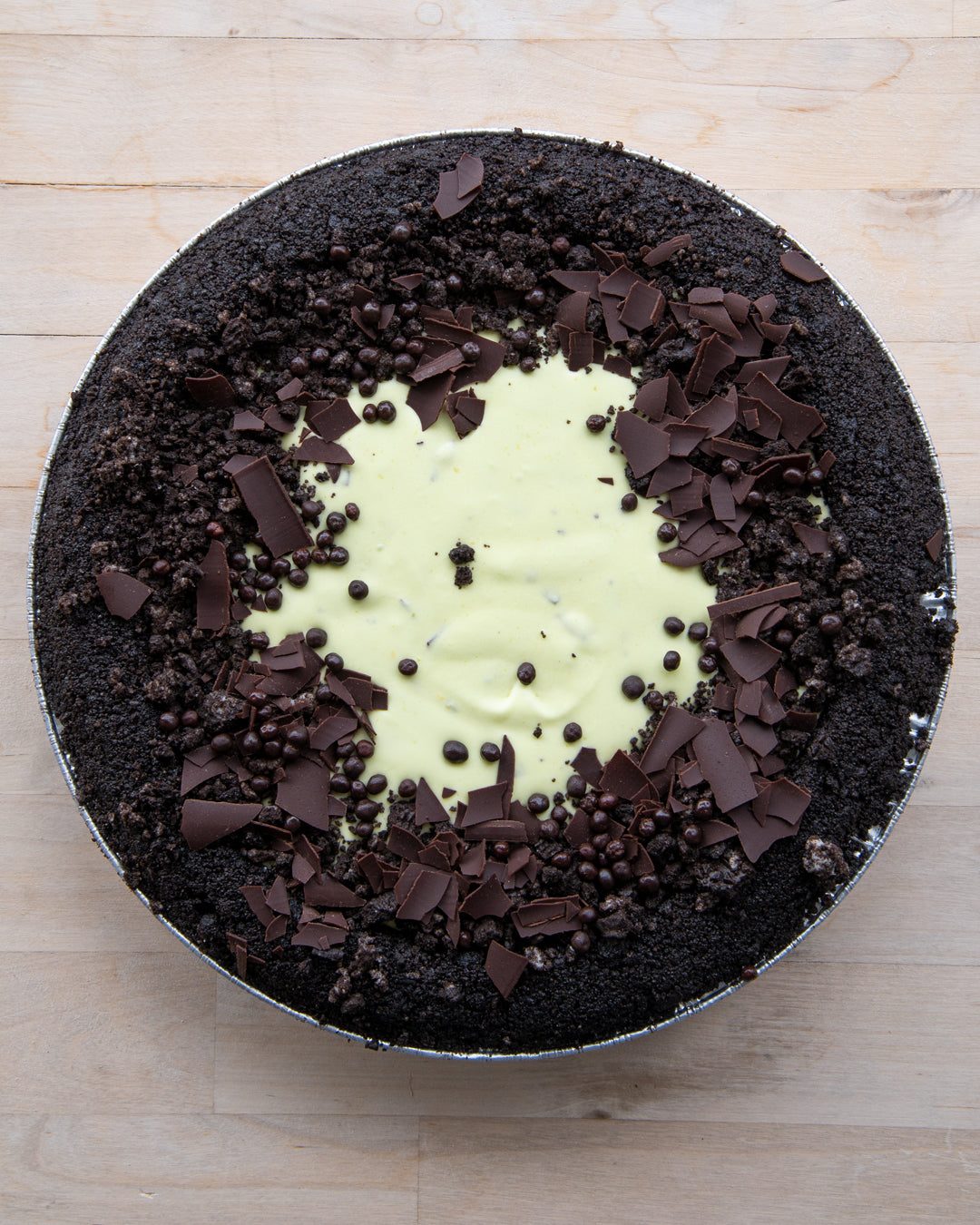 Grasshopper Icebox Pie
