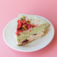 Strawberry Pistachio Icebox Pie