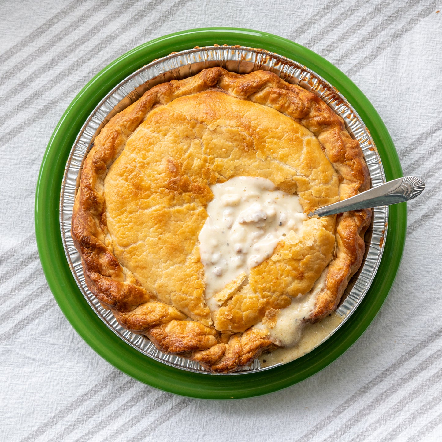 9" Biscuits & Gravy Pot Pie