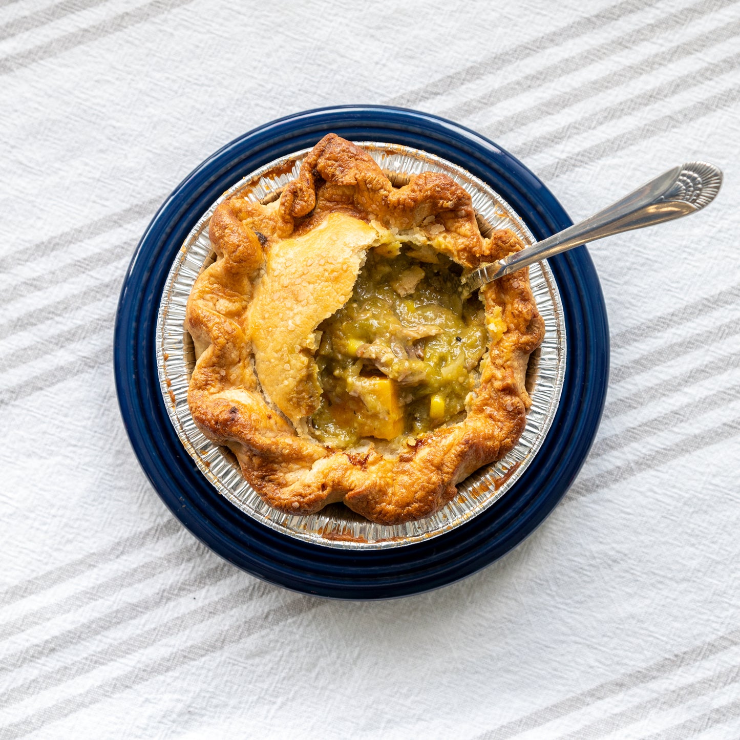 6" Green Chile Pork Pot Pie