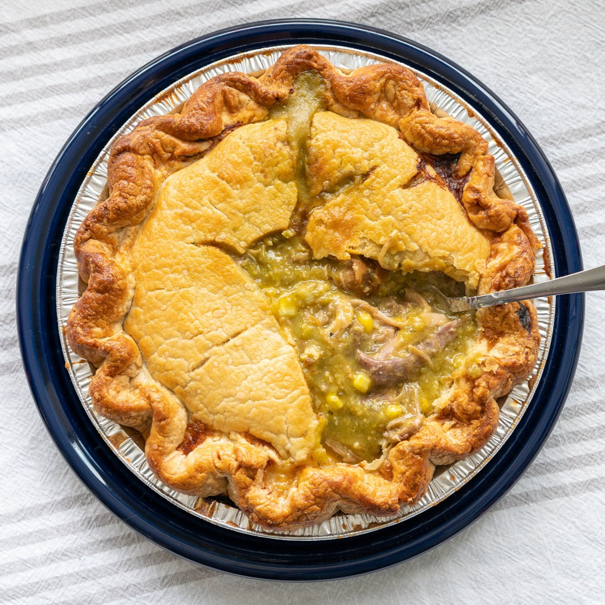 9" Green Chile Pork Pot Pie