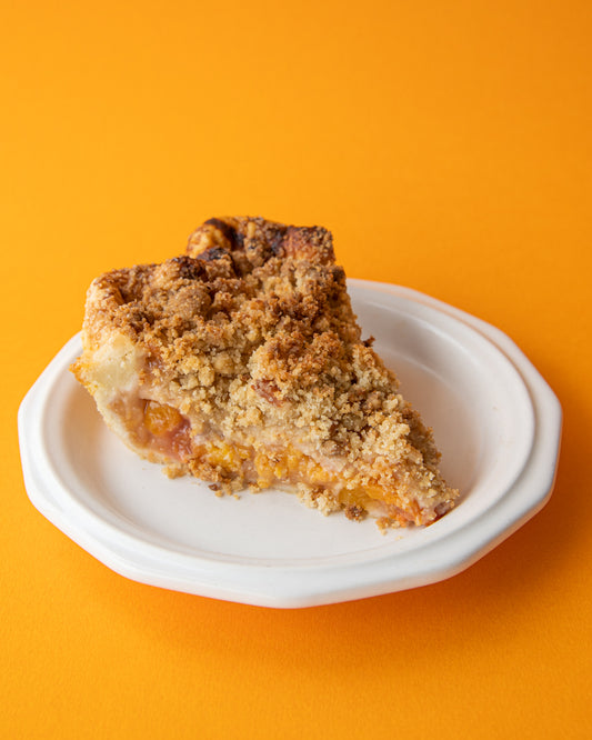 Peach Streusel Pie
