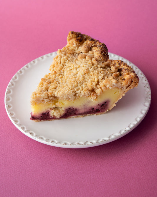 Sour Cream & Raspberry Pie